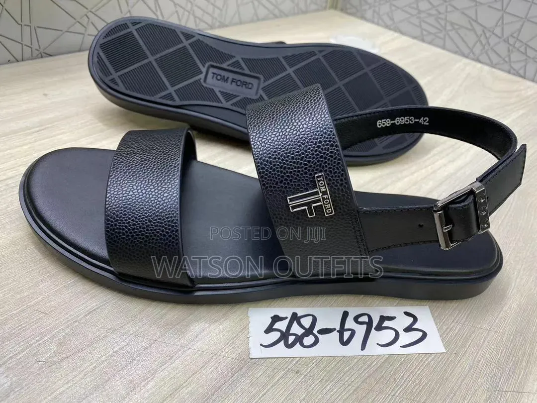 Lacoste Giorgio Arman Burberry Brands Men's Leather Sandals
