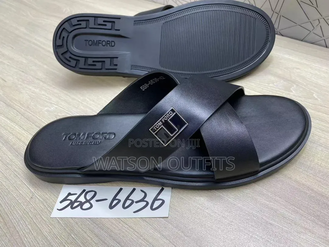 Lacoste Giorgio Arman Burberry Brands Men's Leather Sandals