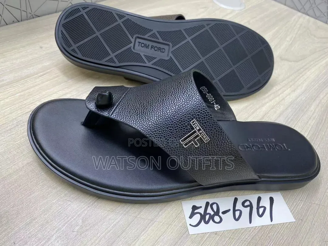 Lacoste Giorgio Arman Burberry Brands Men's Leather Sandals