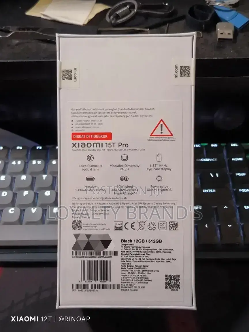New Xiaomi 15T Pro 512 GB