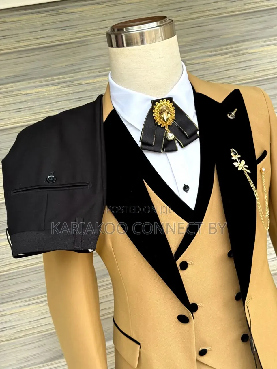 Premium Men's 3-Piece Tuxedo Suit