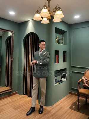 Premium Men's Double-Breasted Suit