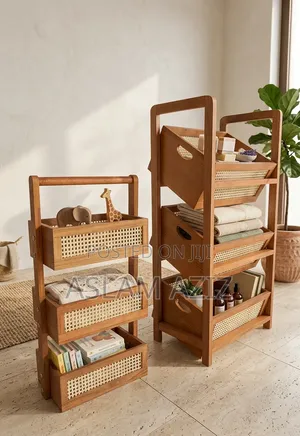 Wooden Storage Shelves/Baskets