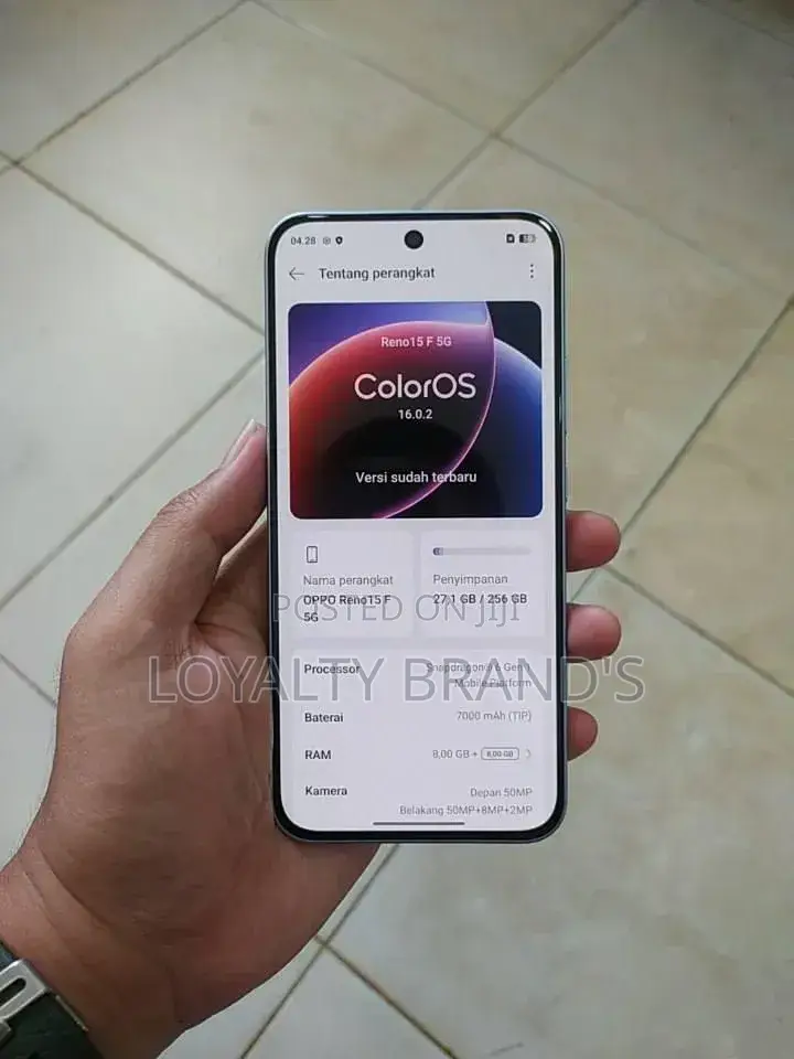 New Oppo Reno15 F 5G 256 GB Blue