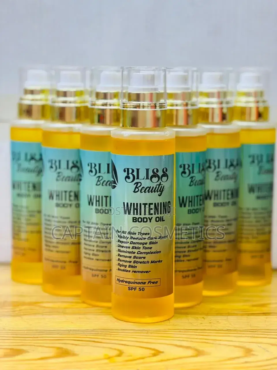 Bliss Beauty Whitening Body Oil.