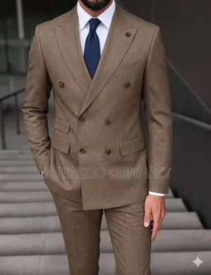 Official Taupe Brown Men's Suits