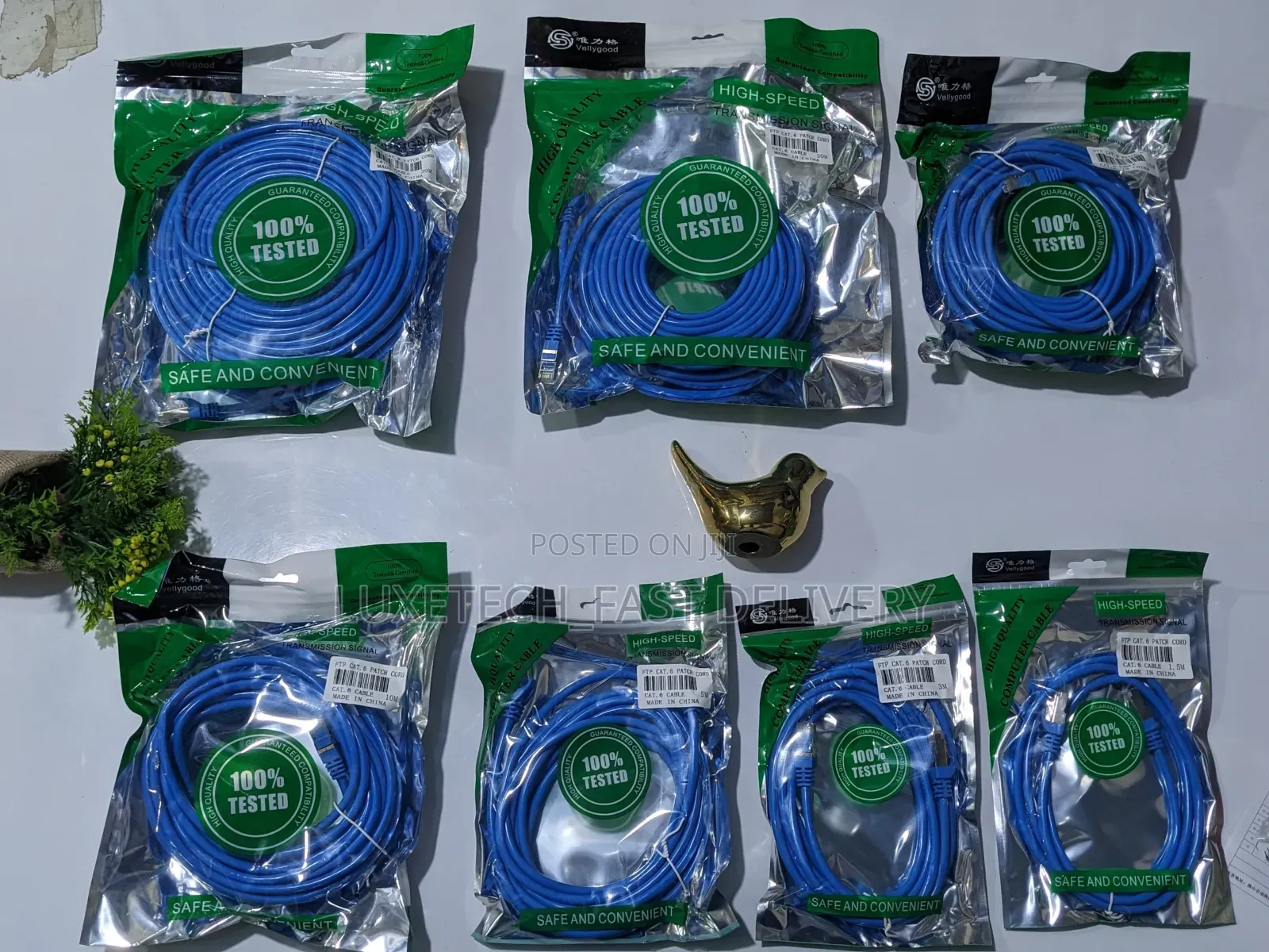 Ftp Cat6 Ethernet Lan Patch Cable– High Speed Network Cable (5m–30m)