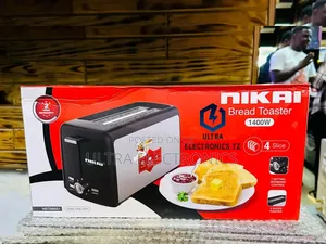 Original Nikai Bread Toaster 4 Slices Toaster With Power 1400w