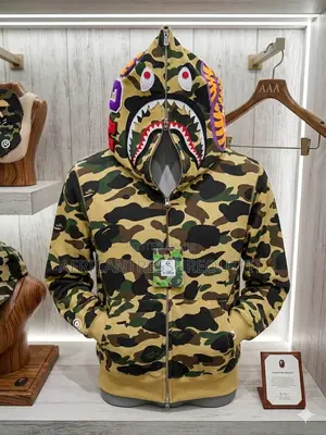 Bape Camo Shark Full Zip Hoodie Collection