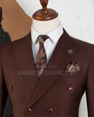 ​ Carlos Cardini Special! Suti Ya Kifahari Ya Double-Breasted