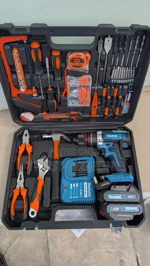 Cordless Drill Tools Box Kit ( Rechargeble 2battery)