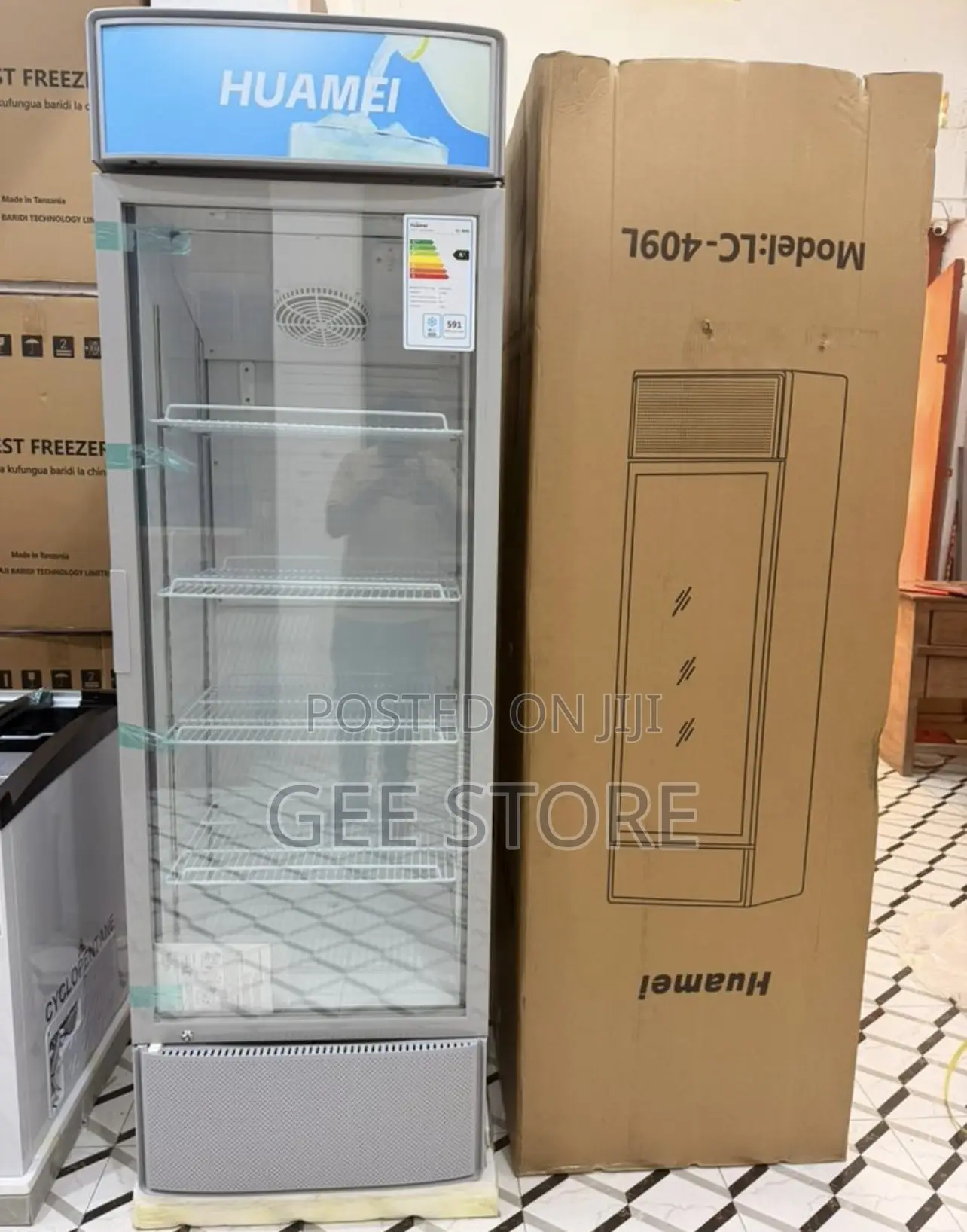 Huamei Showcase Fridge 409l