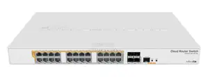 Mikrotik Cloudrouter Switch Crs328-24p-4s+Rm With 4x10g Ports