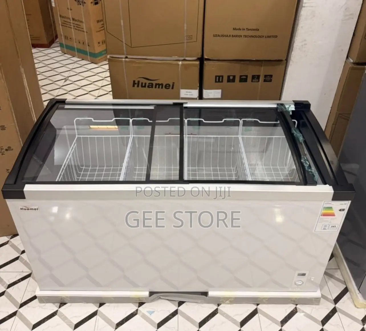Huamei Showcase Freezer 390l