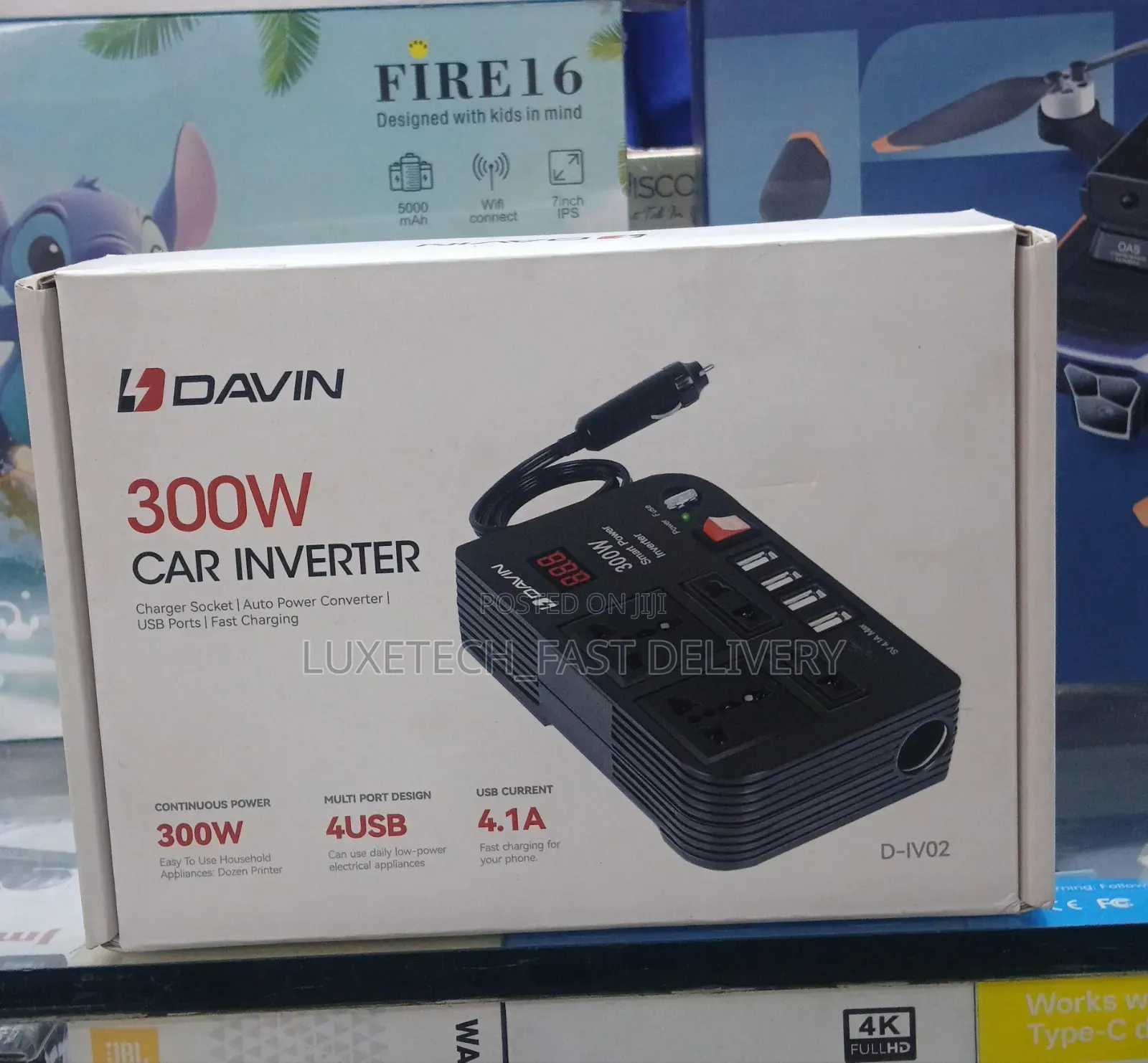 Davin Car Power Inverter 300-Watts