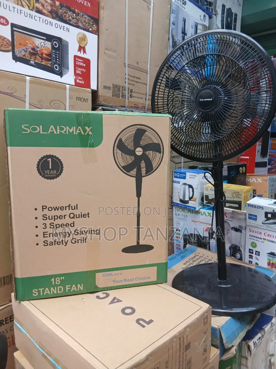 Solarmax Standing Fan Size18.