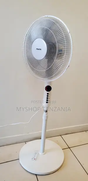 Poacoll Stand Fan Size 16 Ya Remote