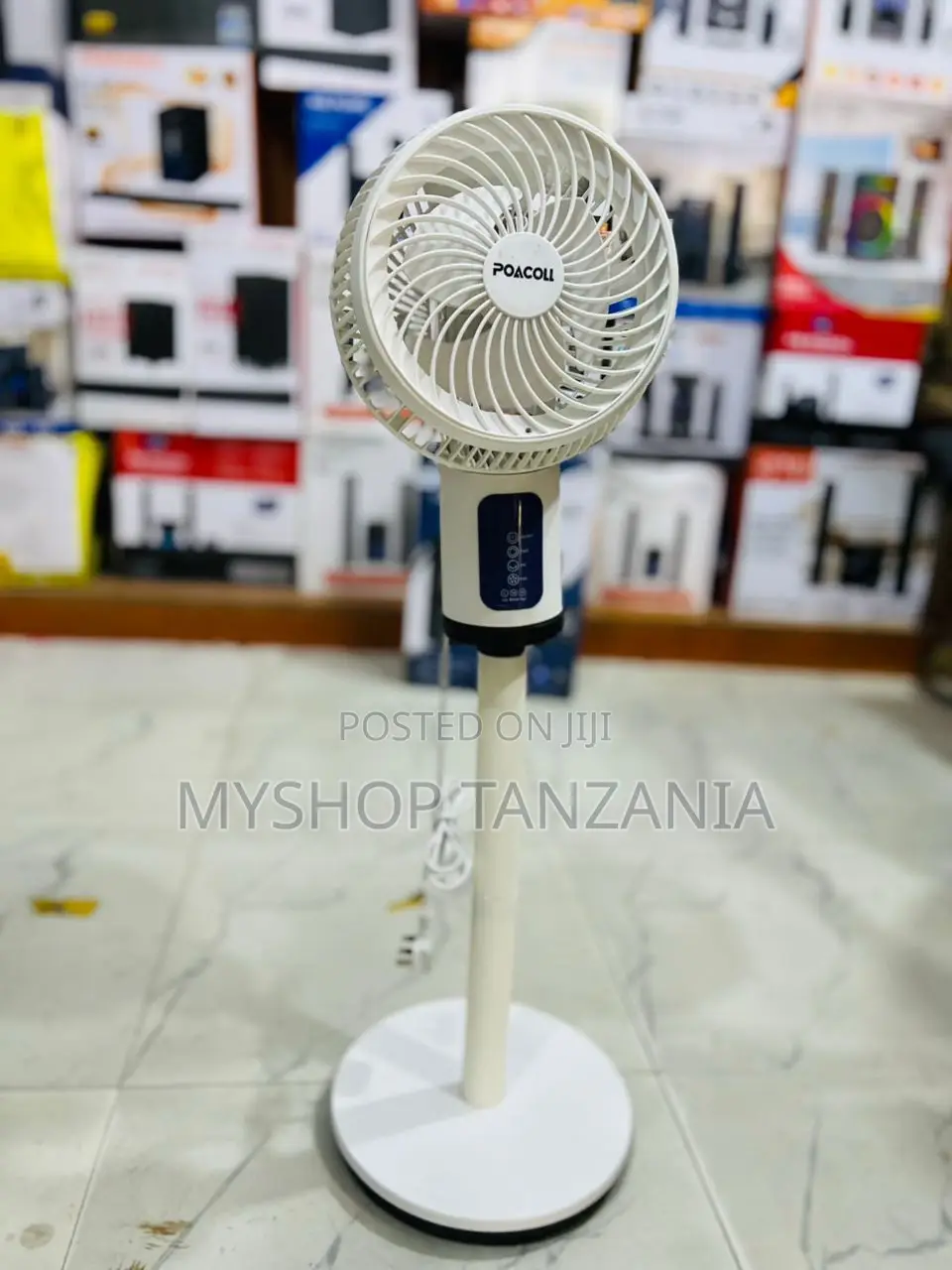 Poa Coll Stand Fan New