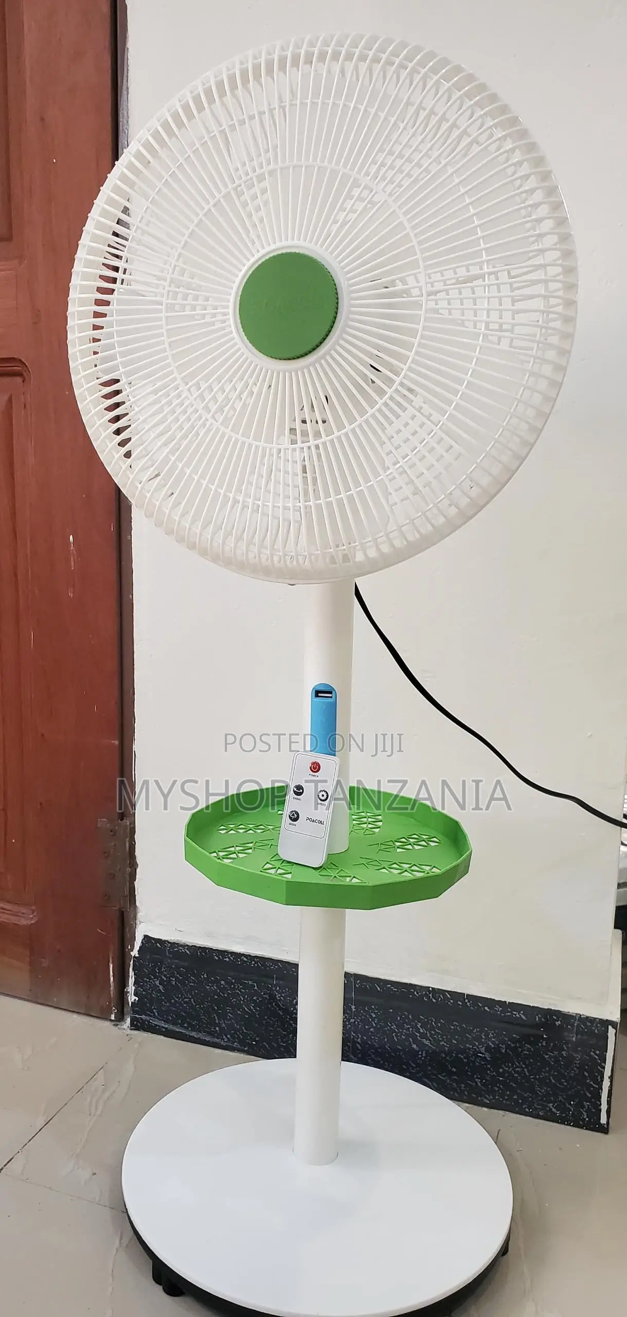 Poa Coll Stand Fan Nchi 14”Inatumia Remote