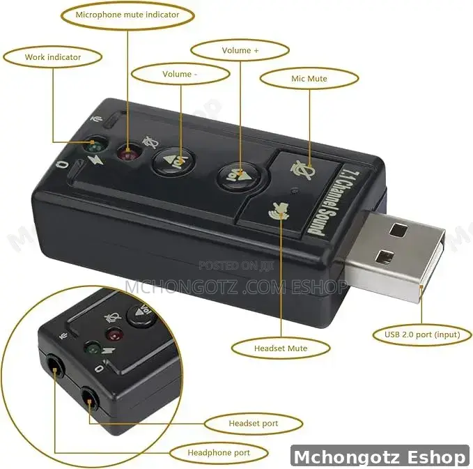 Usb Virtual 7.1 Channel Sound Adapter