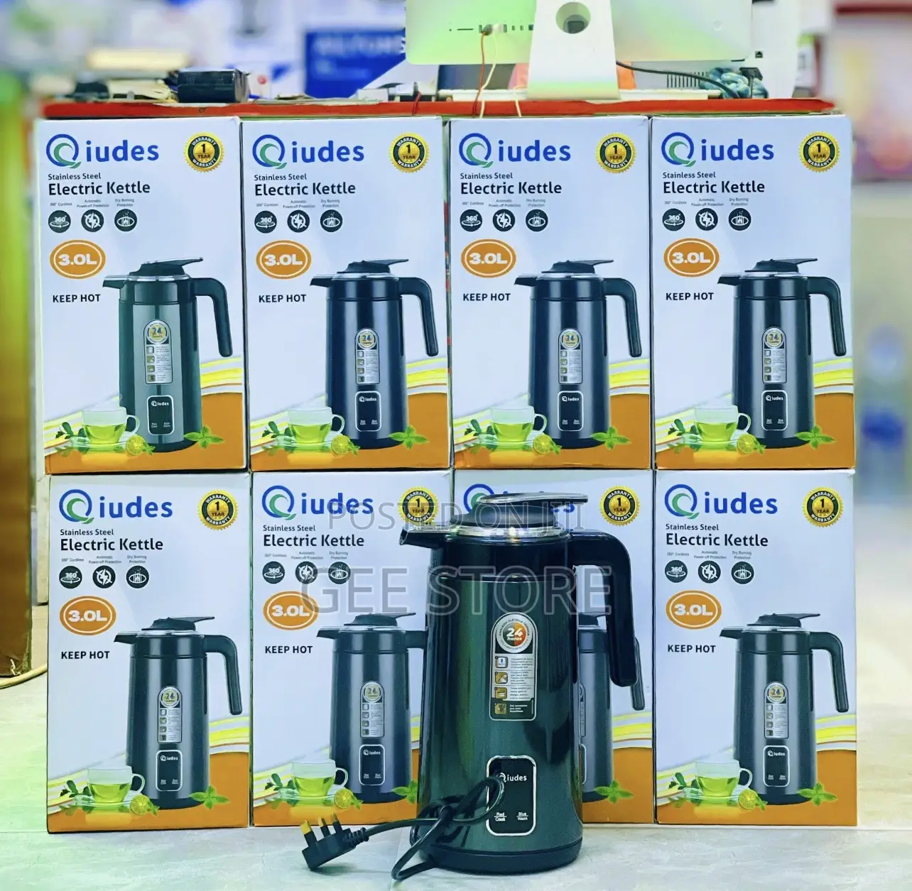 Quides Electric Kettle 3litres