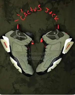 Jordan 6 Retro Collaborated With Travis Scott Military Inspired Design