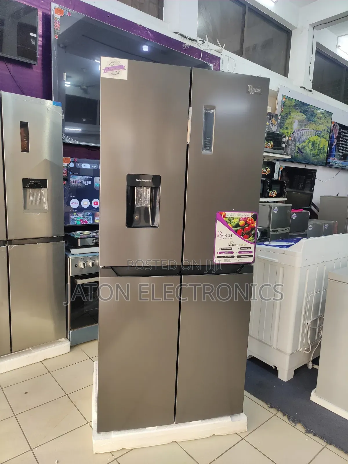 Roch Fridge 401 Liter With Water Dispenser