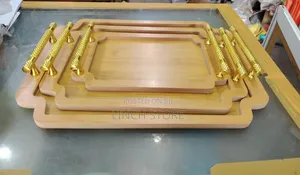 Bamboo Tray 3pcs Set 26,33,
39cm
