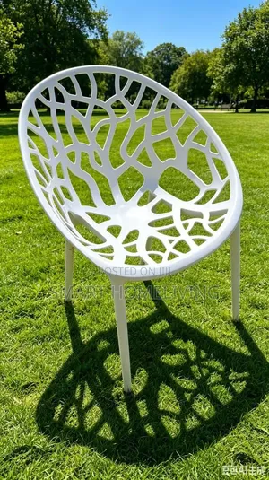 Modern Openwork Outdoor Accent Chair