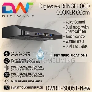 Digiwave 60cm Rangehood Cooker (Model: DWRH-6005t-New