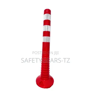 Traffic Delineator Posts, Flexible Parking Safety Bollard Plastic