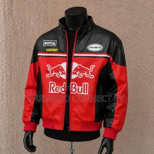 Premium Red Bull Racing Leather Jacket
