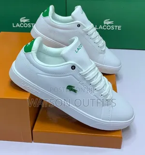 4 Colours Lacoste Brand Leather Materials Men's Quality Shoes