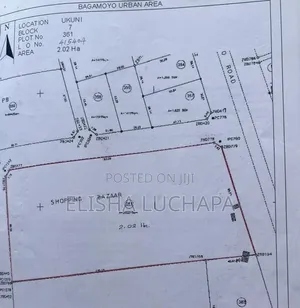 5 Acres Shopping Bazaar for Sale at Bagamoyo