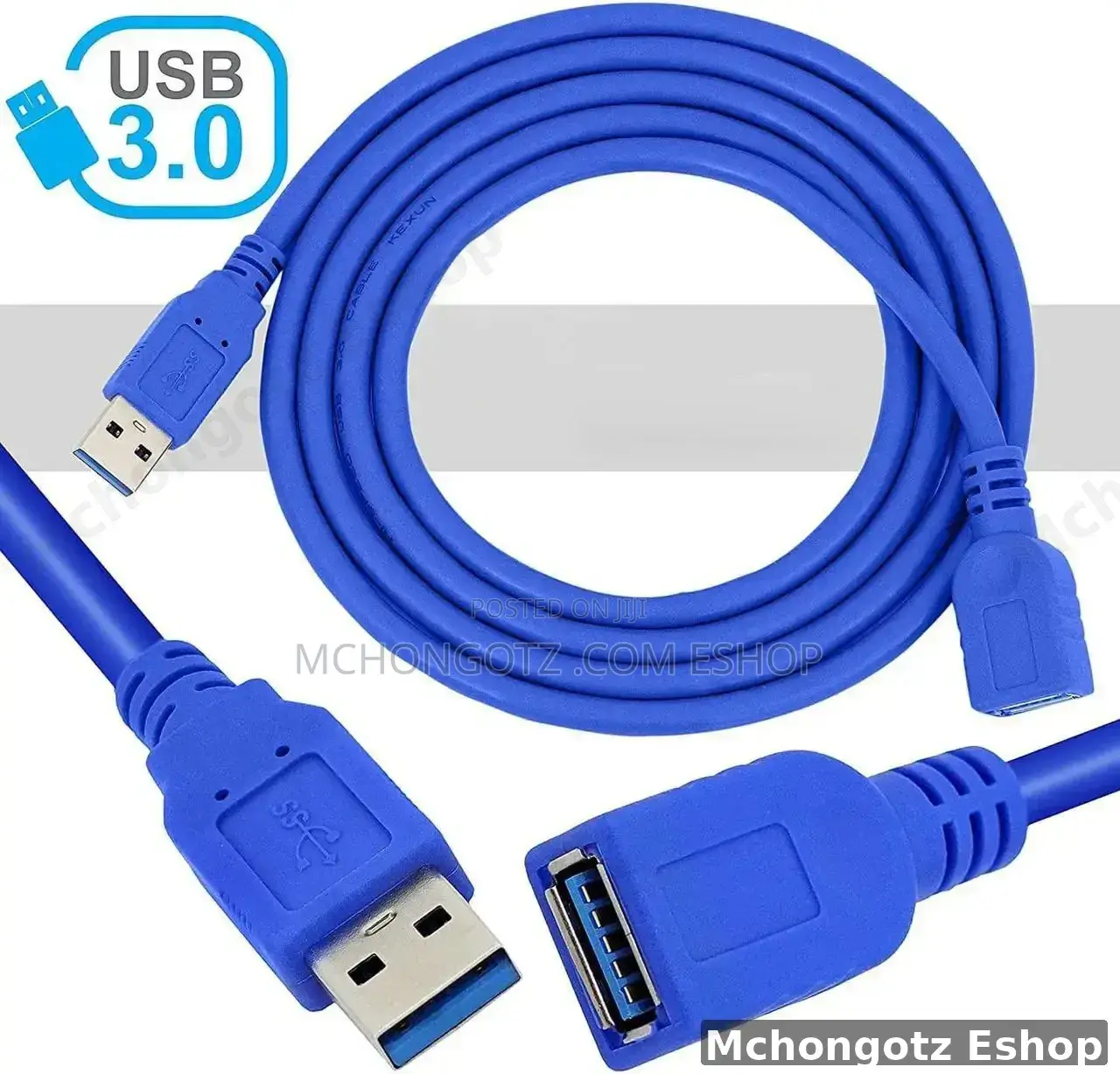 Usb 3.0 Extension Cable 3m Type a Male to Female Blue High Quality