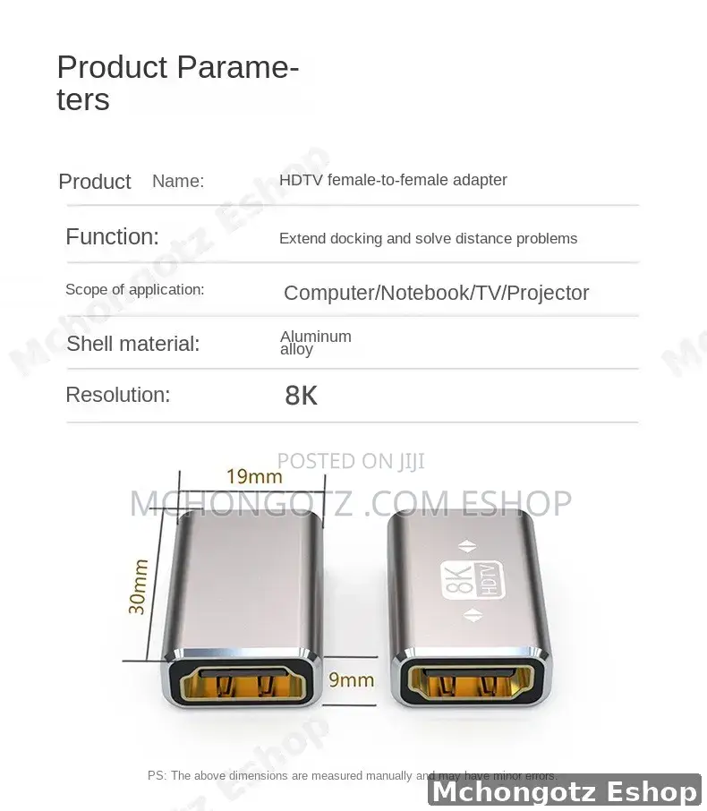 Hdmi Extender 2.1 Coupler Hdmi Connector