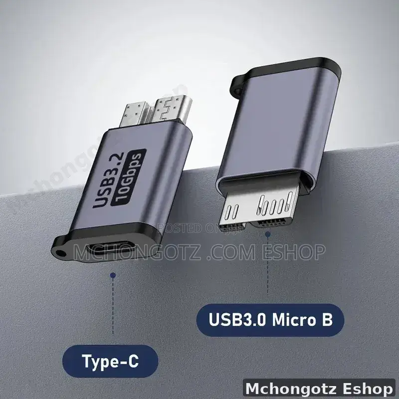 Micro B to Usb C | Type C Female Adapter Usb 3.0 for External