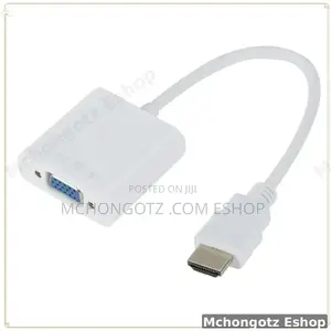 Hdmi to Vga Adapter Cable (1080p Video Converter)