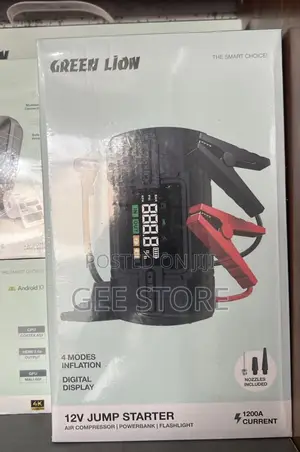 Greenlion 12v Jump Starter Aircompressio|Powerbank|Flashlight