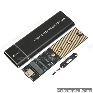 M.2 Nvme/Sata SSD Enclosure Type-C Portable Case SHL-R320