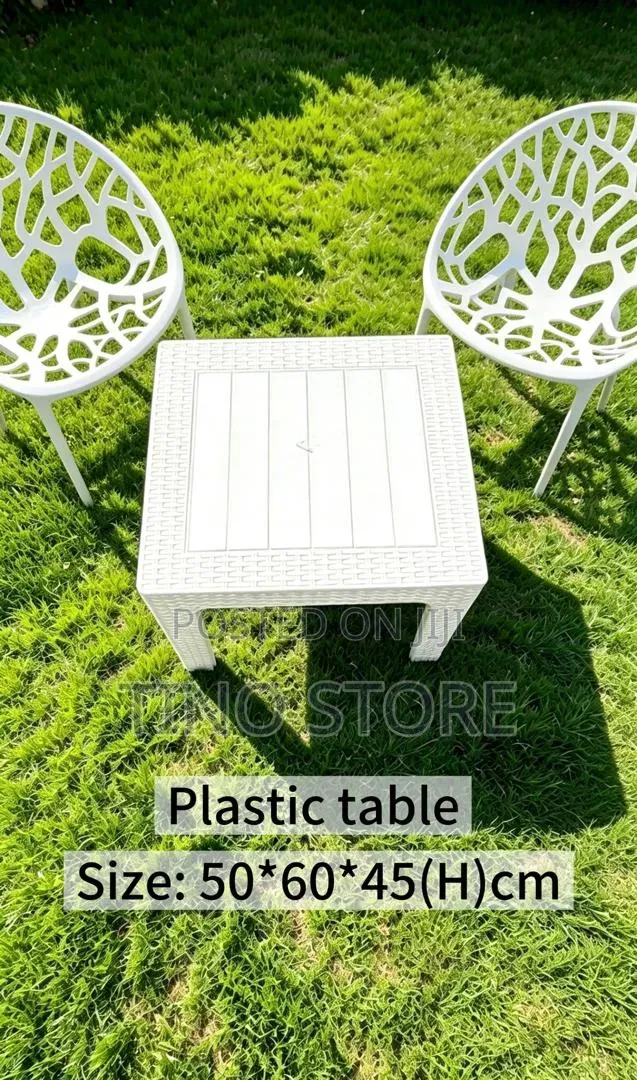 Plastic Garden Table and Chairs Set