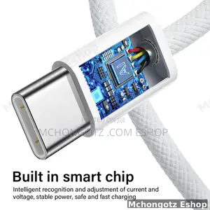 Usb C | Type C to Type C Cable 2m 240w White Braided Fast Charging