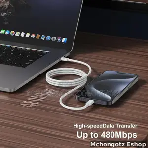 Usb C | Type C to Type C Cable 2m 240w White Braided Fast Charging