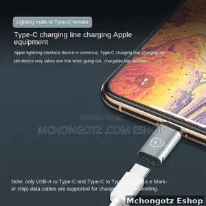 Otg Adapter Lightning Male to Usb Type C Converter for iPhone
