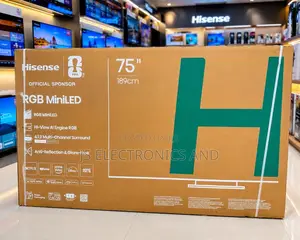 Hisense Tv Inch 75 Smart RGB Miniled Ultra Hd New Model