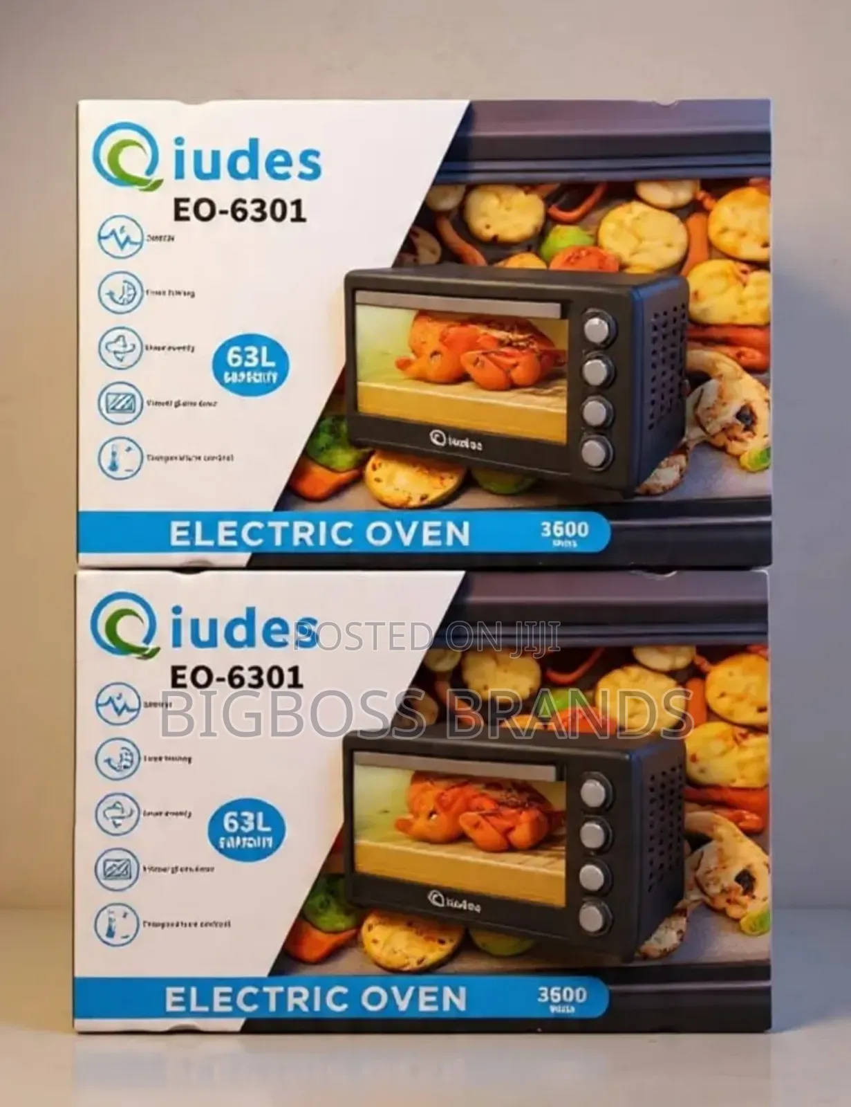 Qiudes Electric Oven 63 Liters