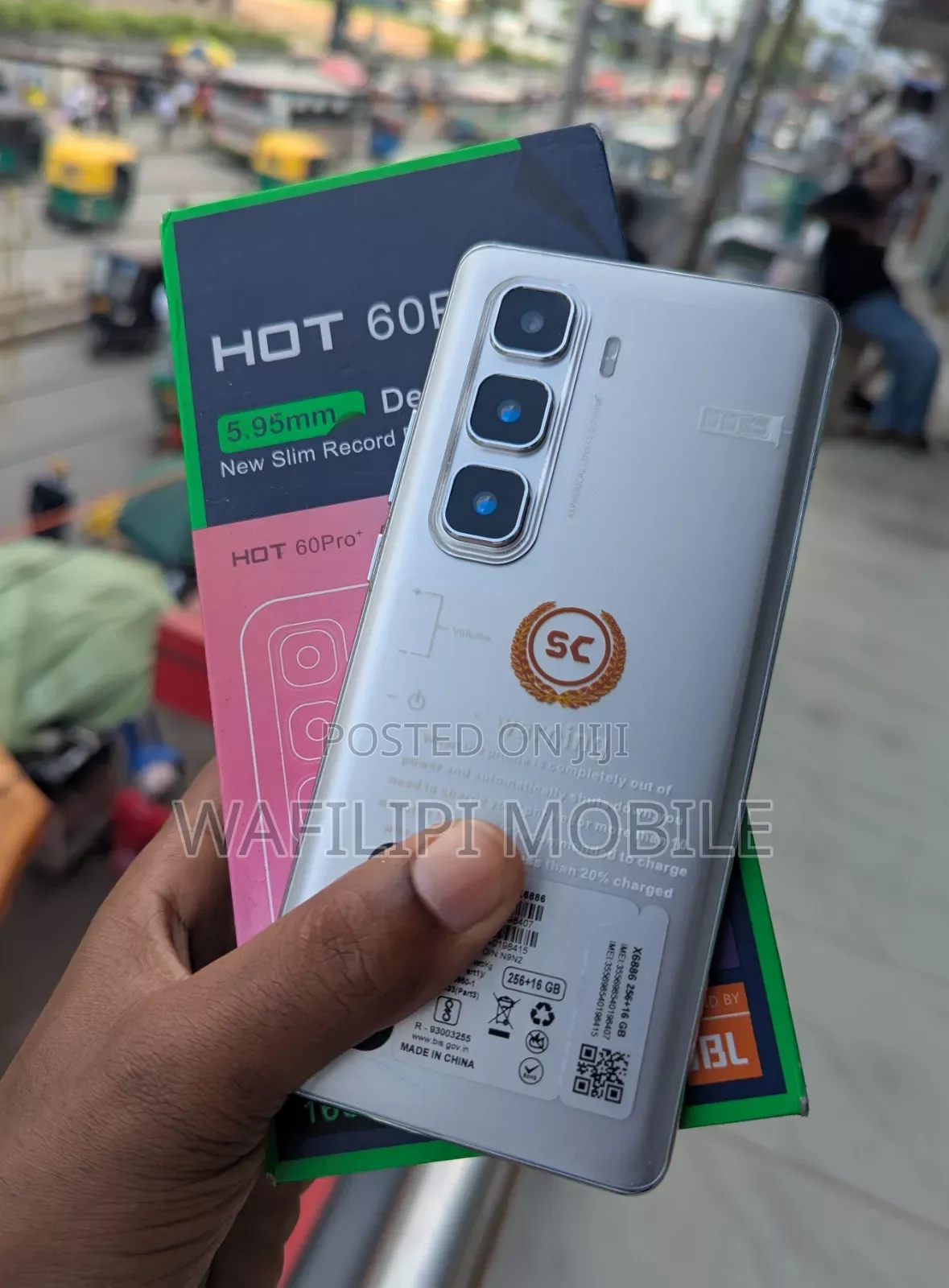 New Infinix Hot 60 Pro+ 256 GB Silver