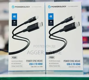 Powerology Usb C to Hdmi 2meters