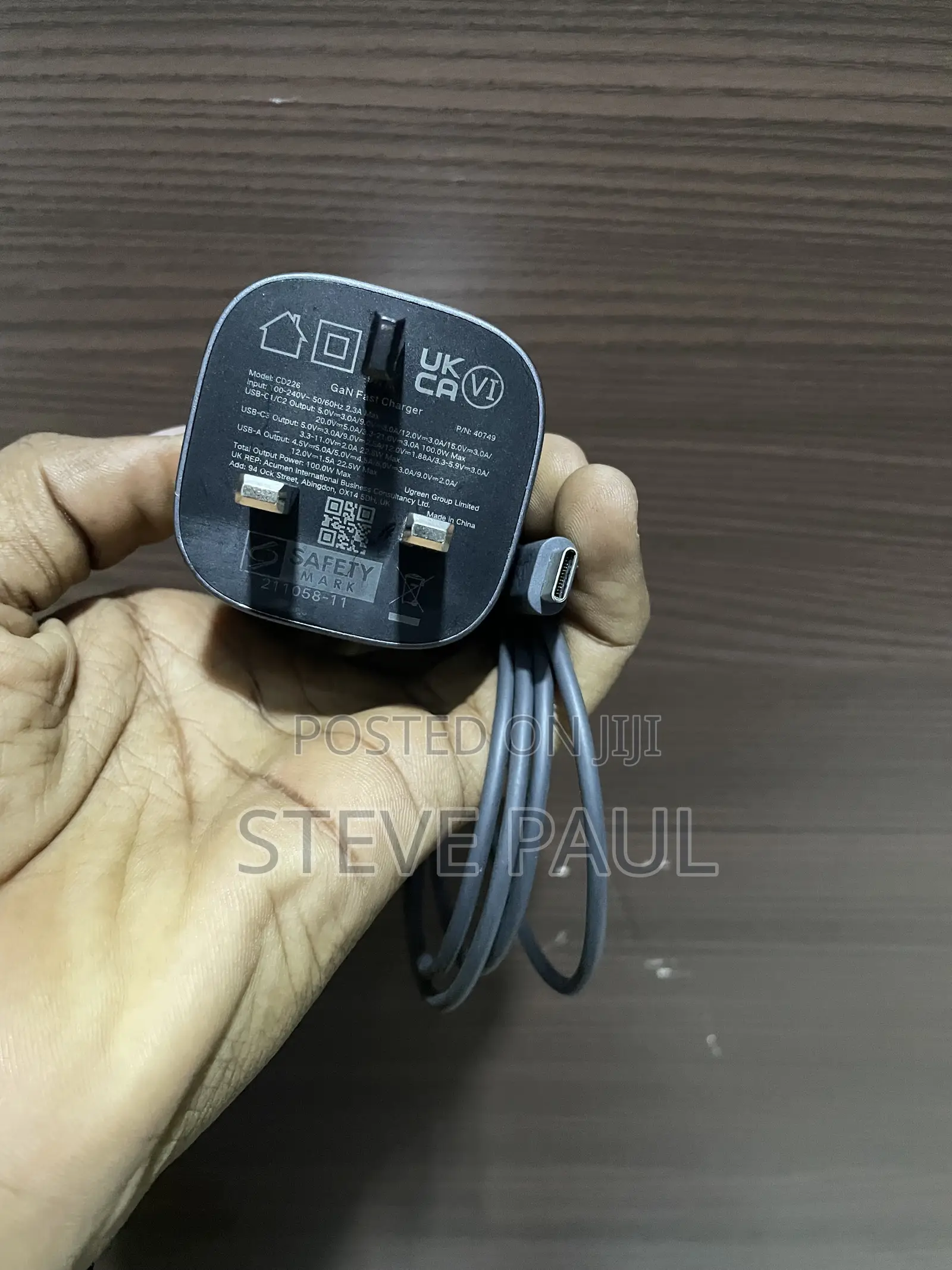 Ugreen Original Charger 100w Used Uk