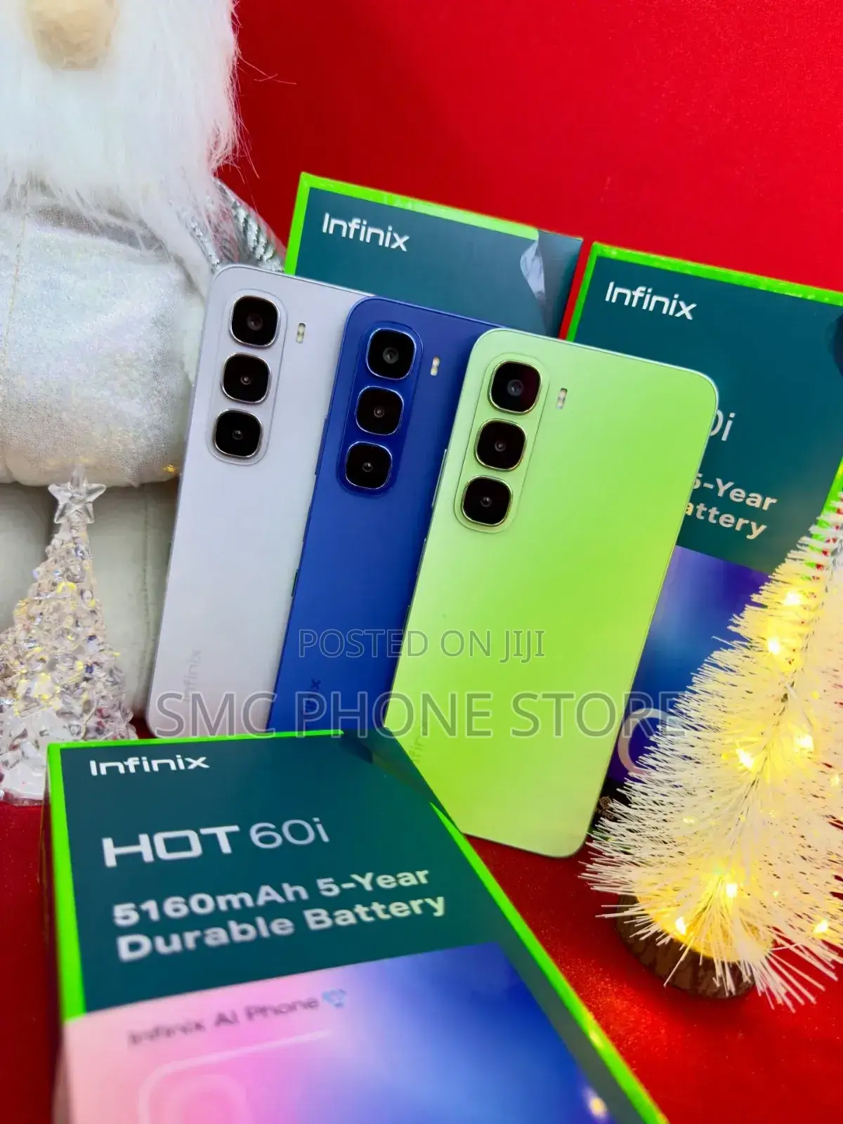 New Infinix Hot 60i 128 GB White